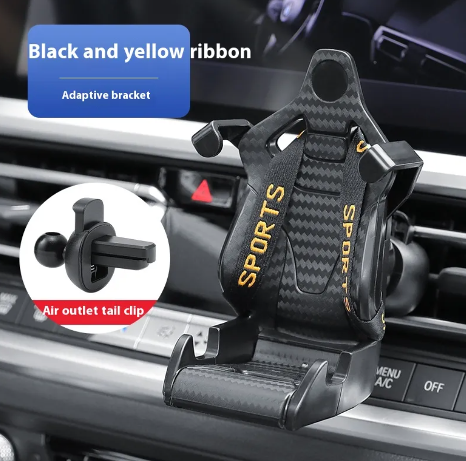 Racing Seat Car Phone Holder